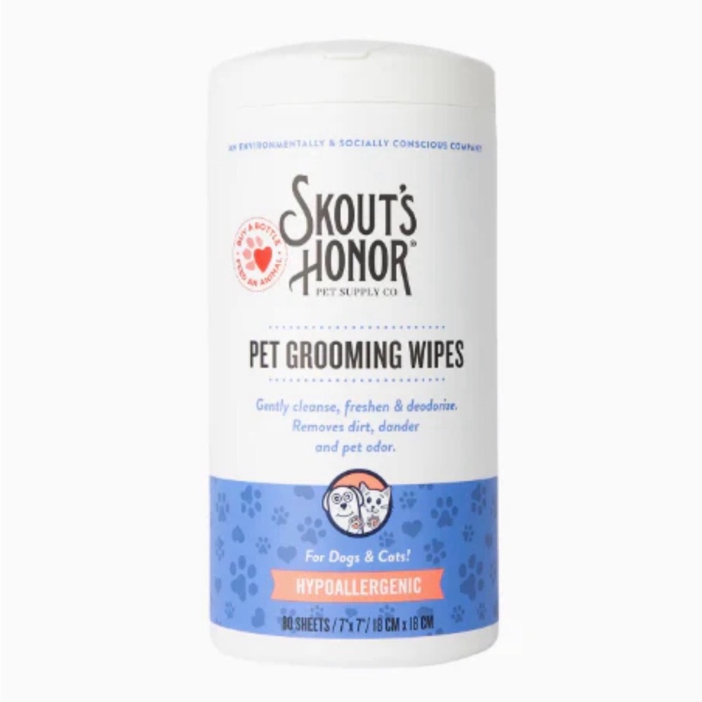 SKOUT'S HONOR PET GROOMING WIPES